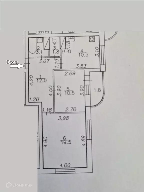 Продаётся 2-к квартира, 57.4 м - Фото 1