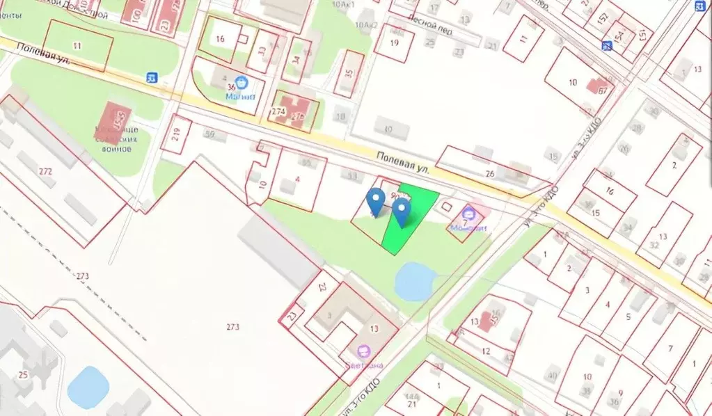 Участок в Новгородская область, Малая Вишера Полевая ул. (9.0 сот.) - Фото 1