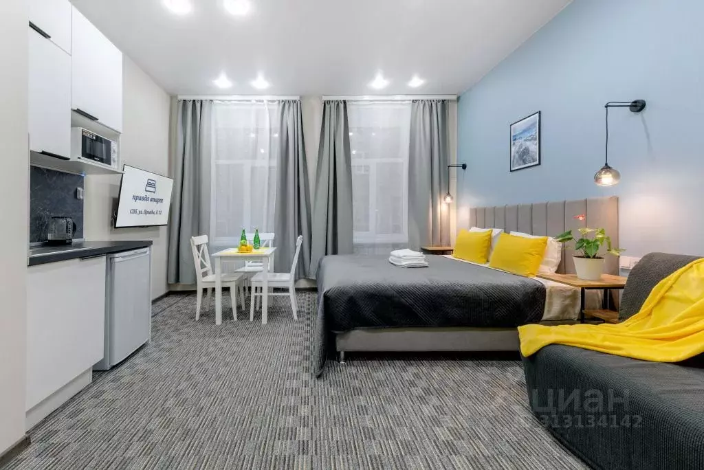 1-к кв. Санкт-Петербург ул. Правды, 22 (20.0 м) - Фото 1