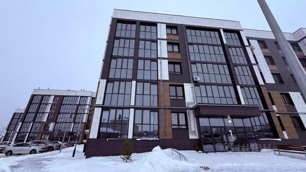 1-к кв. Татарстан, с. Высокая Гора ул. Рождественская, 12Б (35.0 м) - Фото 0