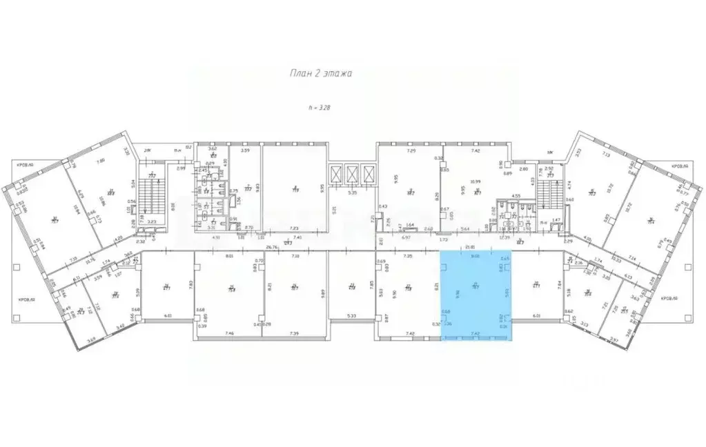 Офис в Санкт-Петербург ул. Профессора Качалова, 7 (76 м) - Фото 2
