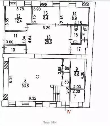 Помещение свободного назначения в Москва Новинский бул., 1/2 (147 м) - Фото 1