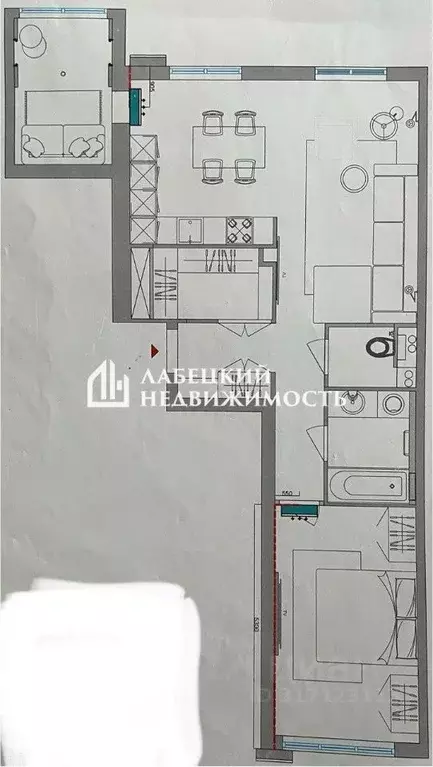 1-к кв. Москва Внуковское поселение, бул. Андрея Тарковского, 9 (70.0 ... - Фото 1