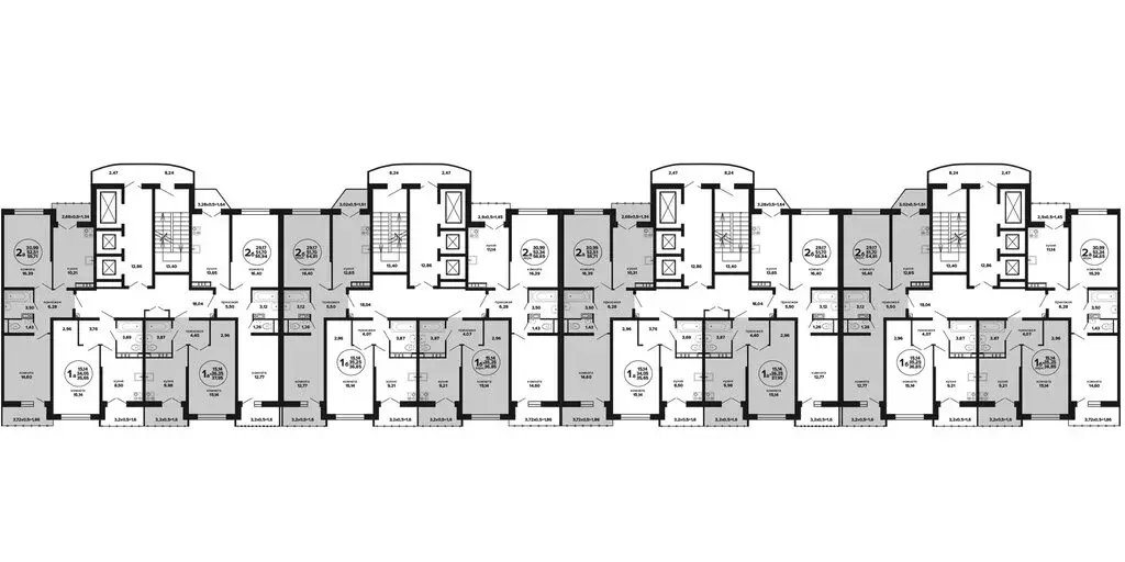 2-комнатная квартира: Краснодар, Российская улица, 257/7 (56.75 м) - Фото 1