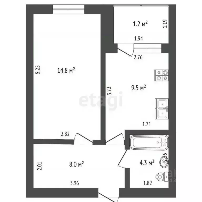 1-к кв. Мордовия, Саранск ул. Юрия Святкина, 10 (38.5 м) - Фото 1