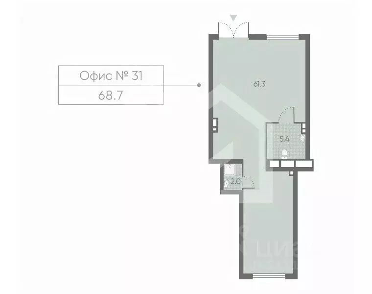 Помещение свободного назначения в Москва Производственная ул., 17 (69 ... - Фото 2