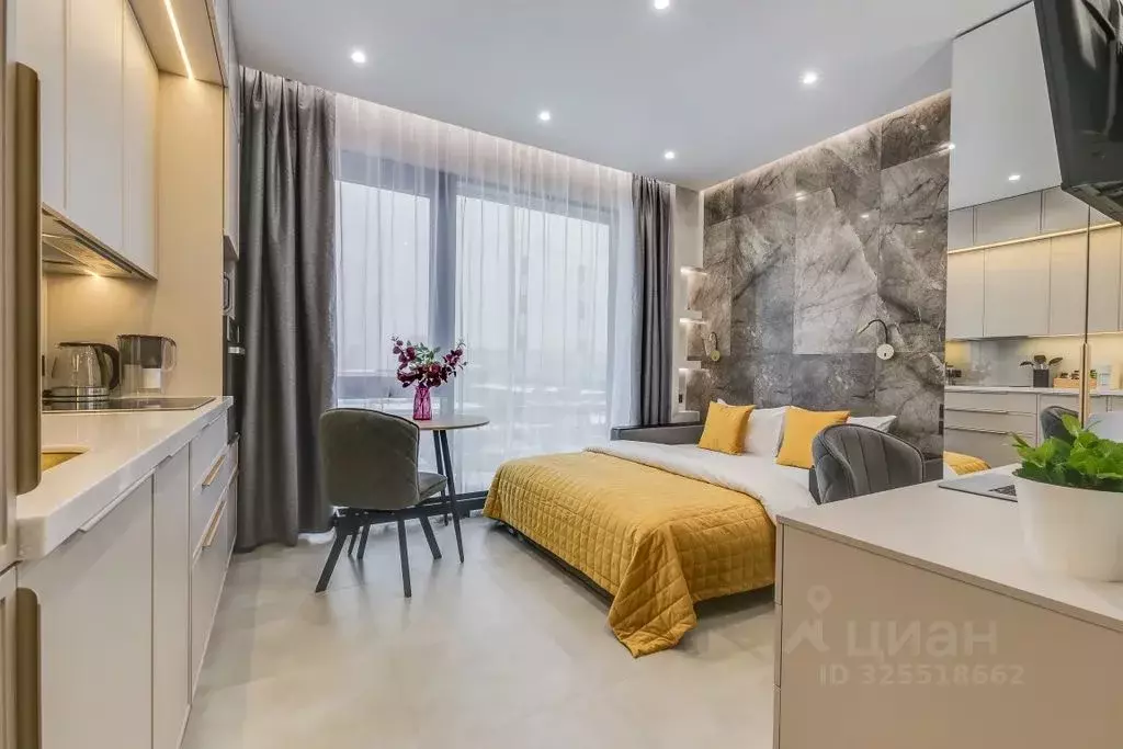 Студия Москва Волгоградский просп., 32/5к3 (23.0 м) - Фото 1