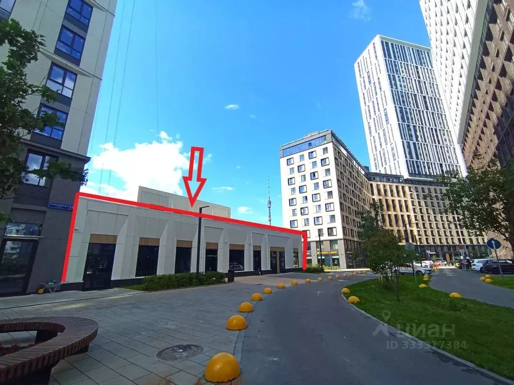 Помещение свободного назначения в Москва ул. Годовикова, 11с6 (1000 м) - Фото 1