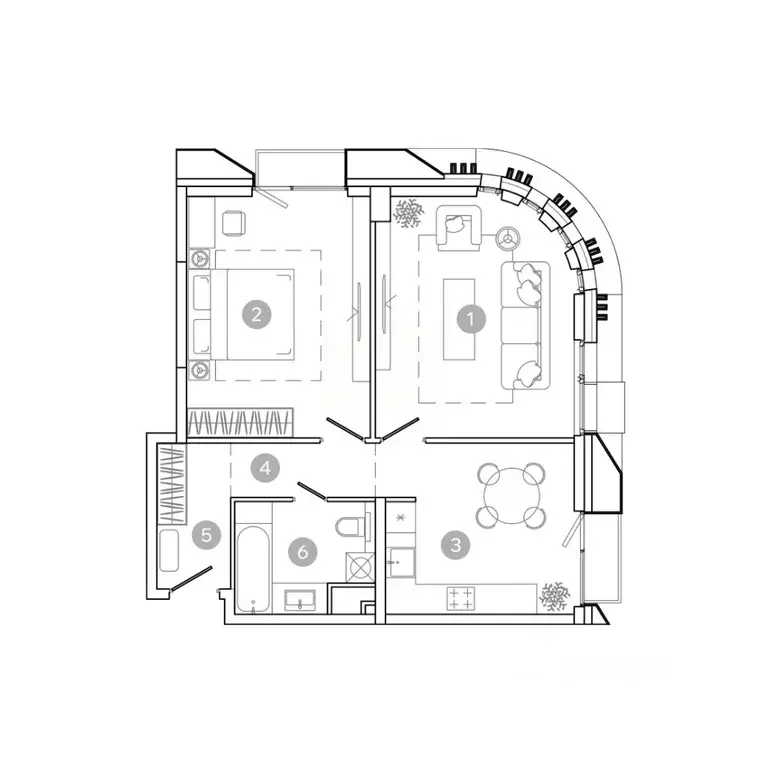 2-к кв. Москва ул. 8-я Соколиной Горы, 26 (61.0 м) - Фото 0