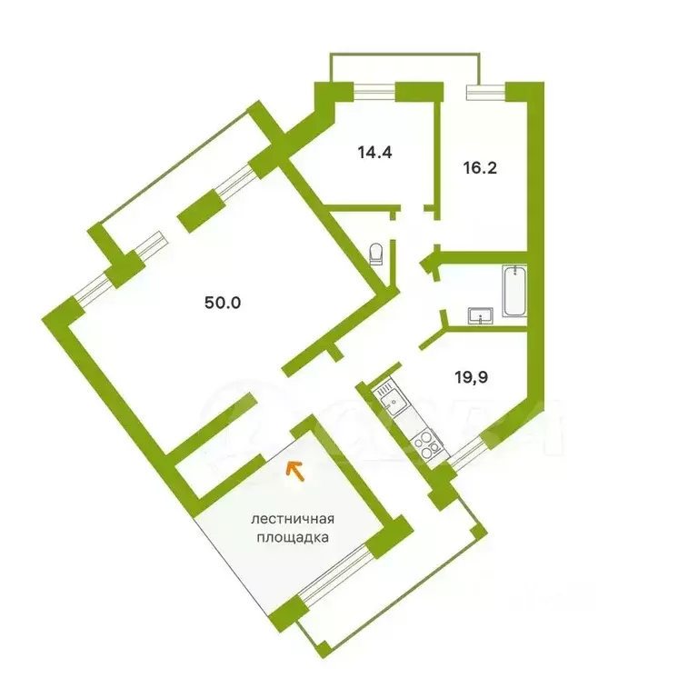 4-к кв. Тюменская область, Тюмень ул. Елизарова, 8 (133.0 м) - Фото 2