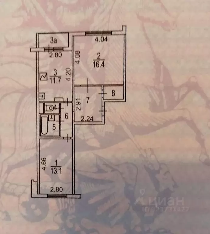 2-к кв. Москва Бескудниковский бул., 56к1 (56.0 м) - Фото 2