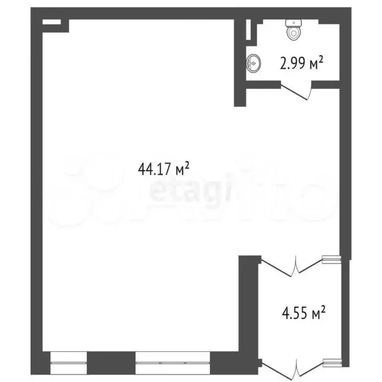 Сдам помещение свободного назначения, 51.7 м - Фото 0