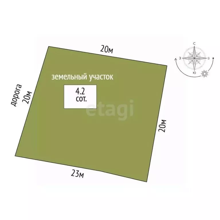 Участок в Башкортостан, Стерлитамакский район, Отрадовский сельсовет, ... - Фото 1