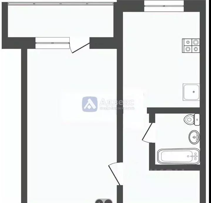 1-к кв. Тюменская область, Тюмень Широтная ул., 215 (44.0 м) - Фото 2