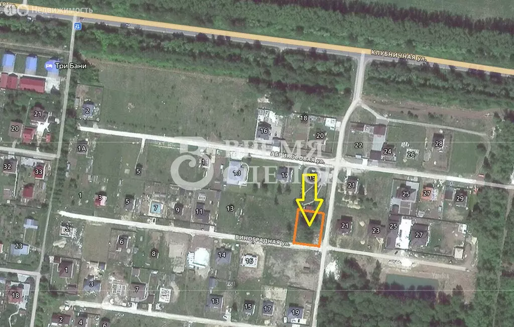 Участок в посёлок Садовый, Виноградная улица (9 м) - Фото 1