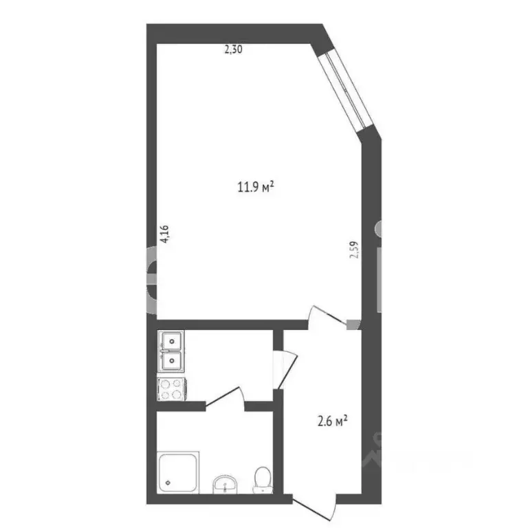 Офис в Тюменская область, Тюмень ул. Куйбышева, 25 (17 м) - Фото 1