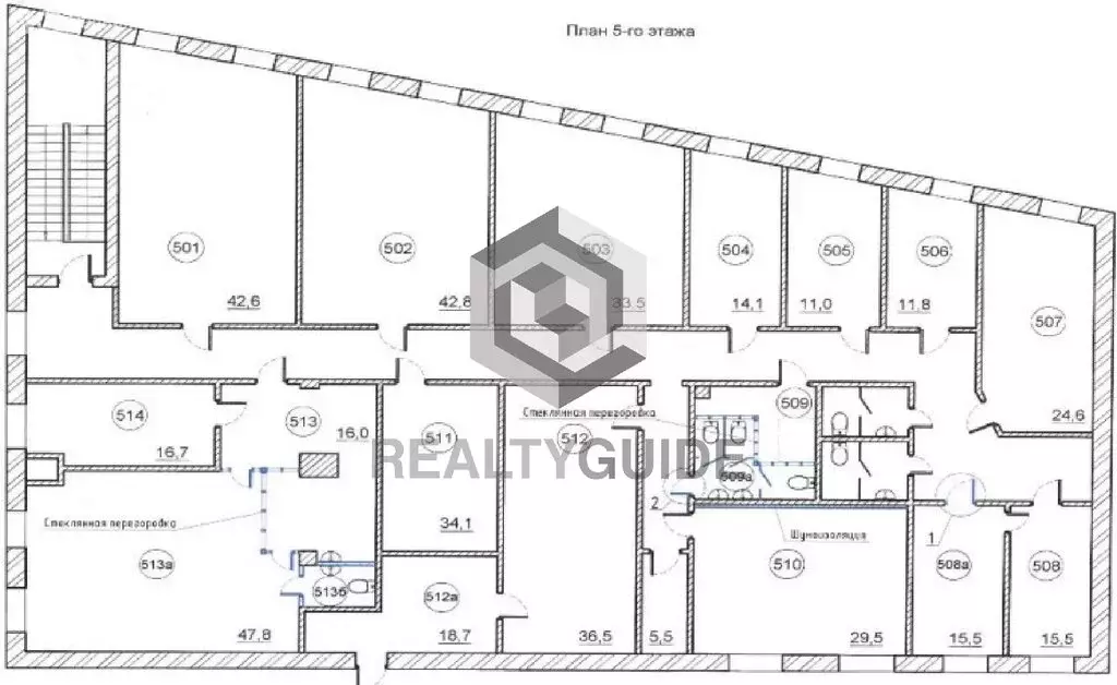 Офис (523.6 м) - Фото 2