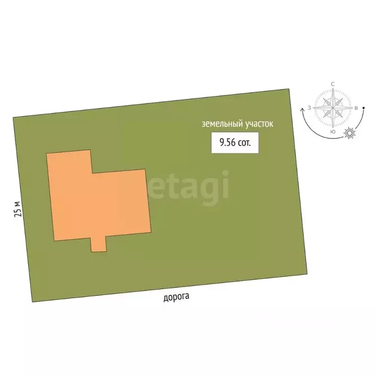 Дом в Омская область, Омский район, Магистральное с/пос, Деревня ... - Фото 1