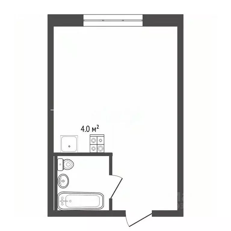 Студия Тюменская область, Тюмень ул. Краснооктябрьская, 14 (22.2 м) - Фото 2