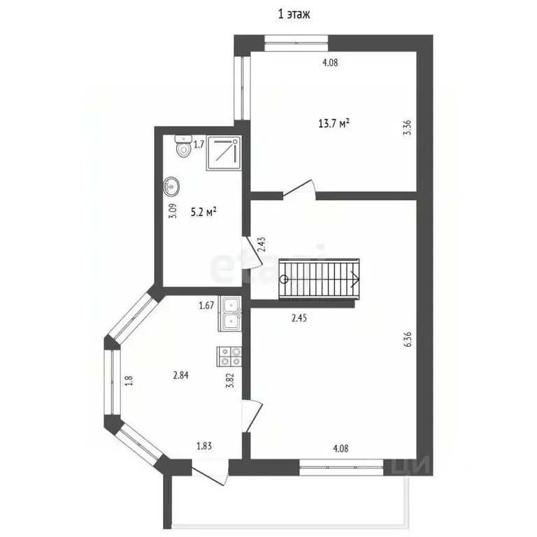 Дом в Камчатский край, Елизово Индустриец-1 Комбината ... - Фото 1