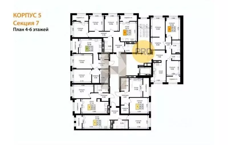 2-к кв. Калининградская область, Гурьевск ул. Героя России ... - Фото 2
