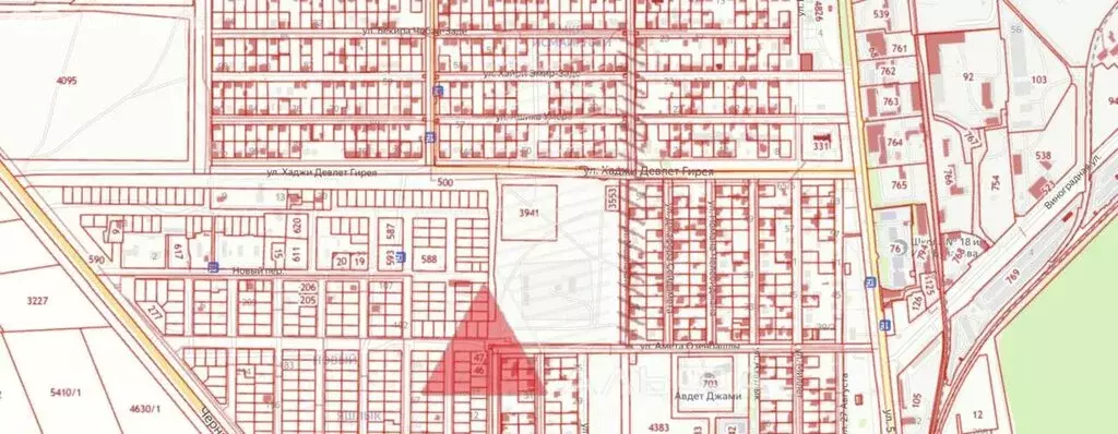 Участок в Евпатория, микрорайон Исмаил-Бей, улица Хаджи Девлет Гирея ... - Фото 1