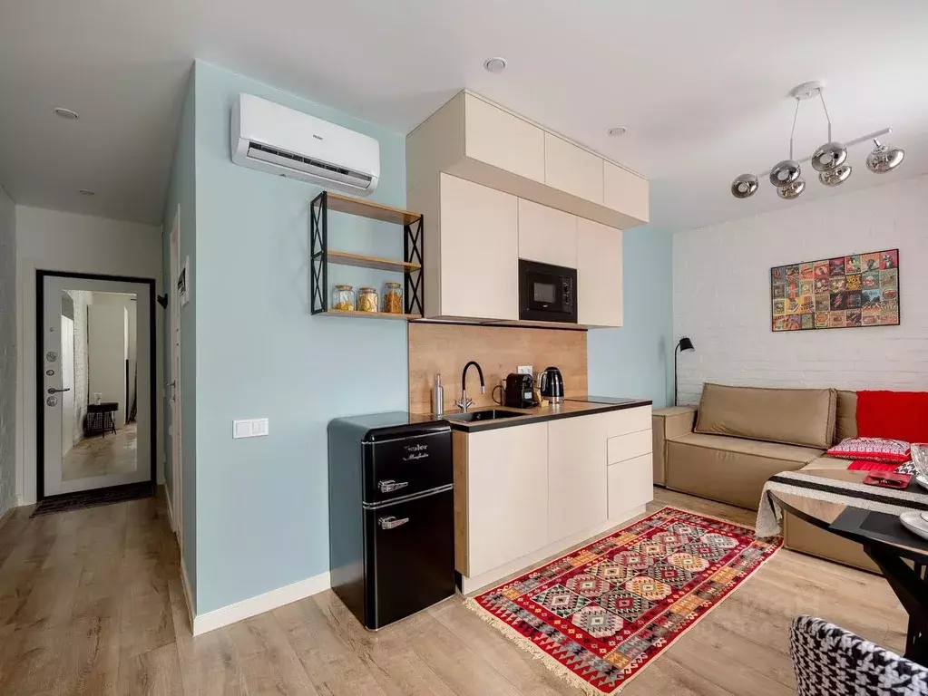 Студия Москва ул. Тимура Фрунзе, 8/5 (25.0 м) - Фото 1