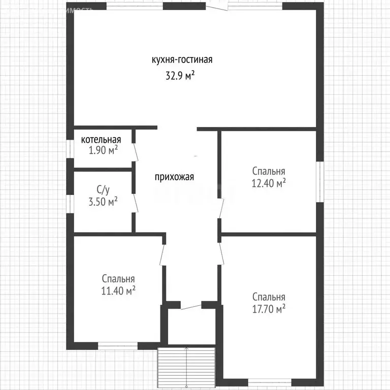 Дом в станица Пластуновская, Пролетарская улица, 173 (99.5 м) - Фото 1