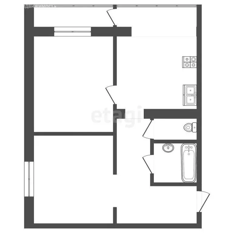 2-комнатная квартира: Самара, улица Карбышева, 61 (65 м) - Фото 0