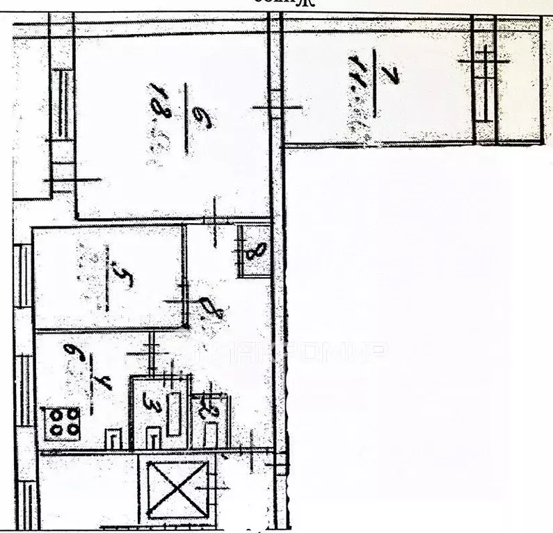 3-к кв. Санкт-Петербург просп. Просвещения, 46К2 (58.0 м) - Фото 2
