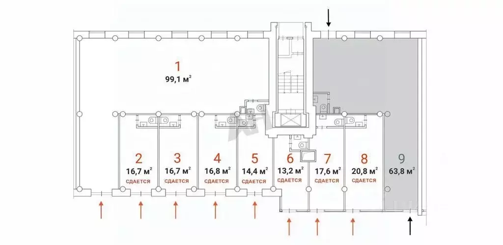 Помещение свободного назначения в Москва Планерная ул., 12К1 (116 м) - Фото 1