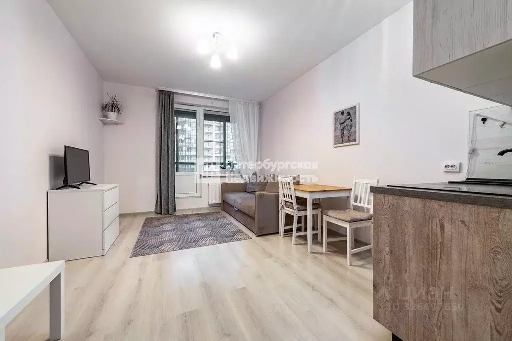 Студия Ленинградская область, Мурино Всеволожский район, просп. ... - Фото 1