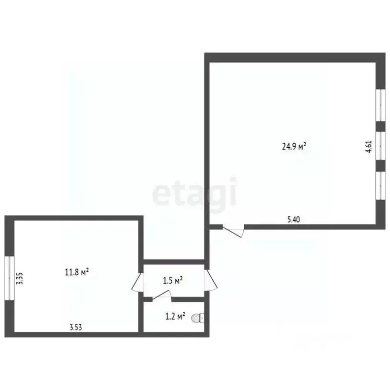 2-к кв. Крым, Ялта ул. Игнатенко, 2 (40.0 м) - Фото 1