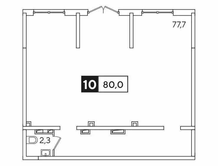 Офис (81.5 м) - Фото 1