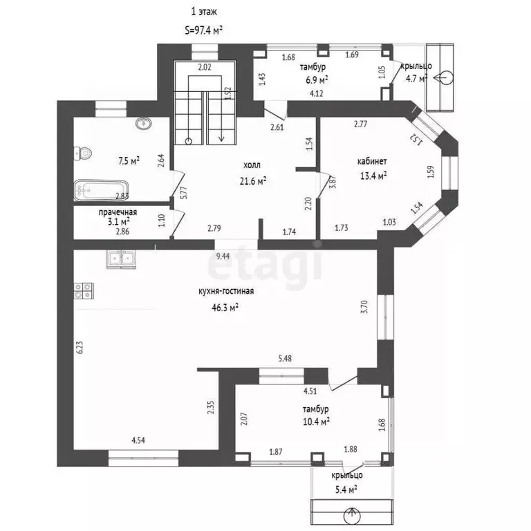 Дом в Тюменская область, Тюменский муниципальный округ, с. Кулаково ... - Фото 2