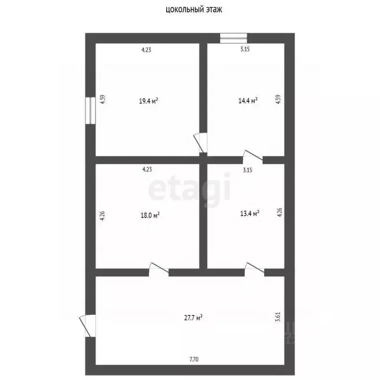 Дом в Калужская область, Юхнов ул. Андреева, 14А (177 м) - Фото 2