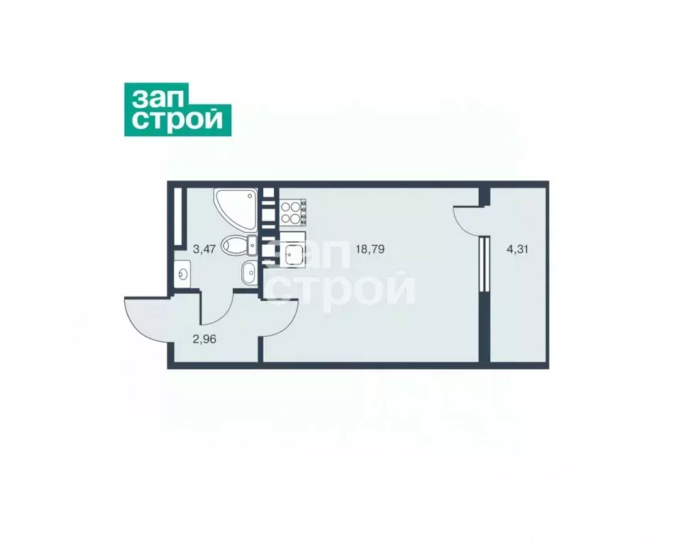 Студия Ленинградская область, Всеволожский район, Заневское городское ... - Фото 2