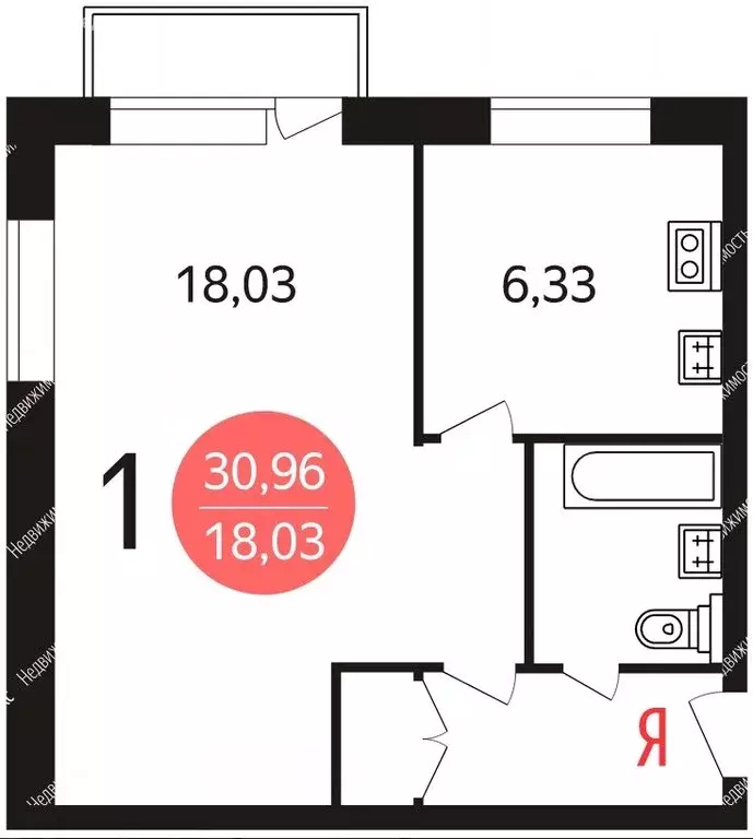 2-комнатная квартира: Тула, проспект Ленина, 111Б (41 м) - Фото 2