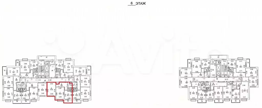 Аукцион: 2-к. квартира, 57,1 м, 6/19 эт. - Фото 1