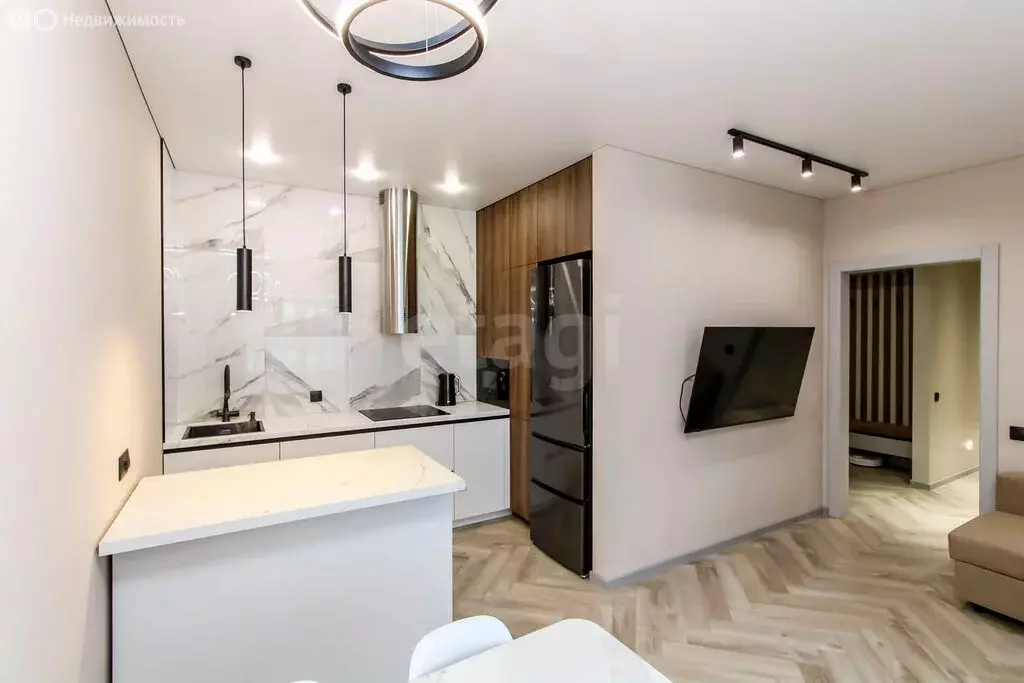 2-комнатная квартира: Тюмень, улица Пожарных и Спасателей, 3к1 (66.6 ... - Фото 1