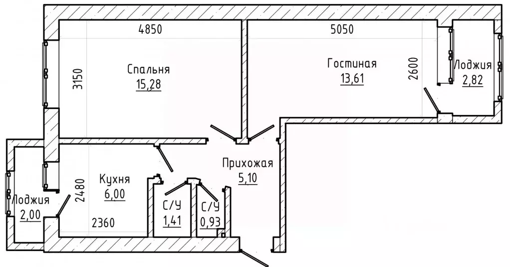 2-к кв. Кабардино-Балкария, Нальчик ул. Кирова (50.0 м) - Фото 2