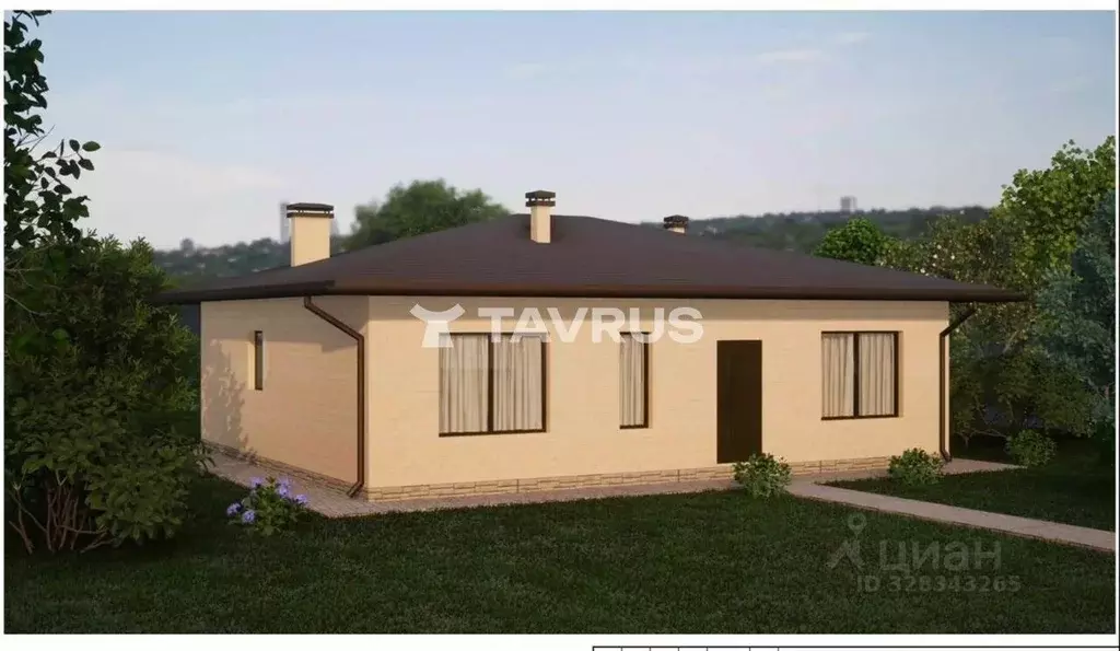 Дом в Крым, Симферопольский район, Мирновское с/пос, Домостроитель ... - Фото 2