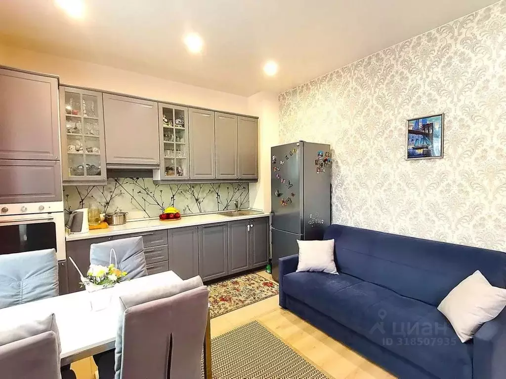 2-к кв. Ленинградская область, Мурино Всеволожский район, ул. ... - Фото 2