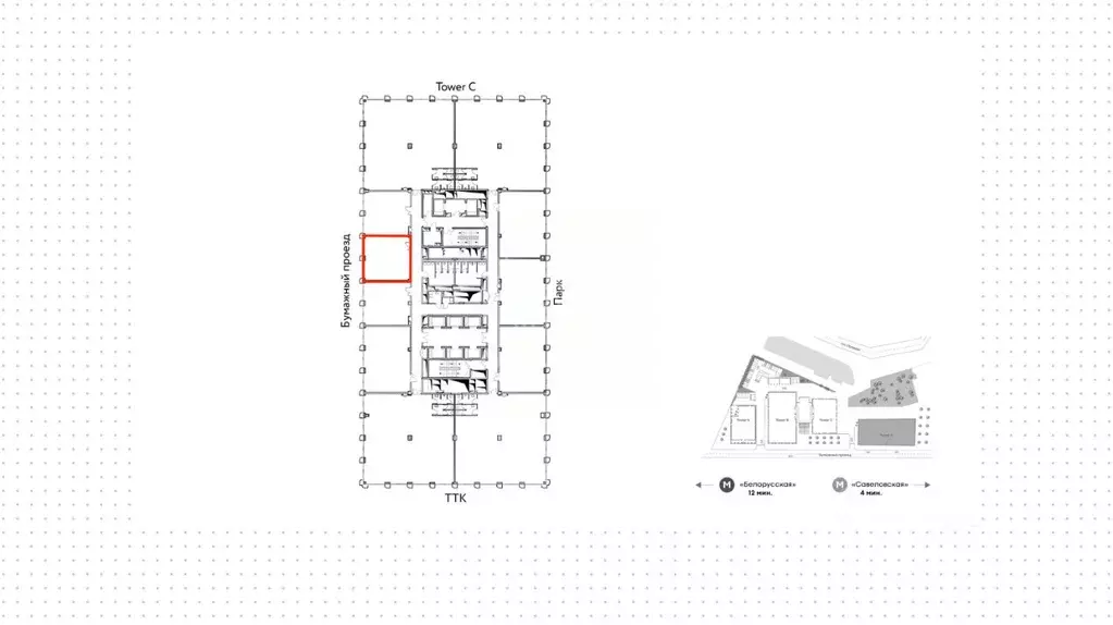 Офис в Москва Бумажный проезд, 19С1 (106 м) - Фото 2