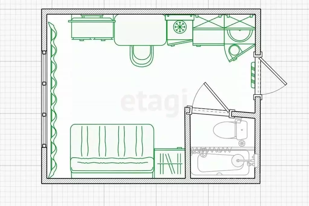 Студия Татарстан, Казань ул. Меховщиков, 7 (13.0 м) - Фото 2