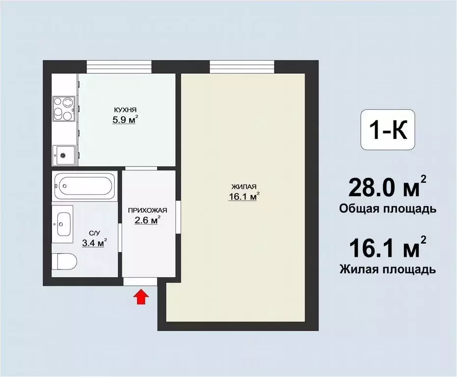 1-к кв. Ленинградская область, Ломоносовский район, Ропшинское с/пос, ... - Фото 1