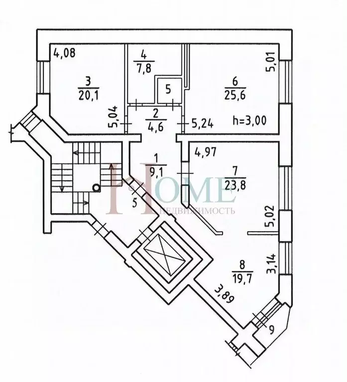3-к кв. Новосибирская область, Новосибирск Коммунистическая ул., 42 ... - Фото 1