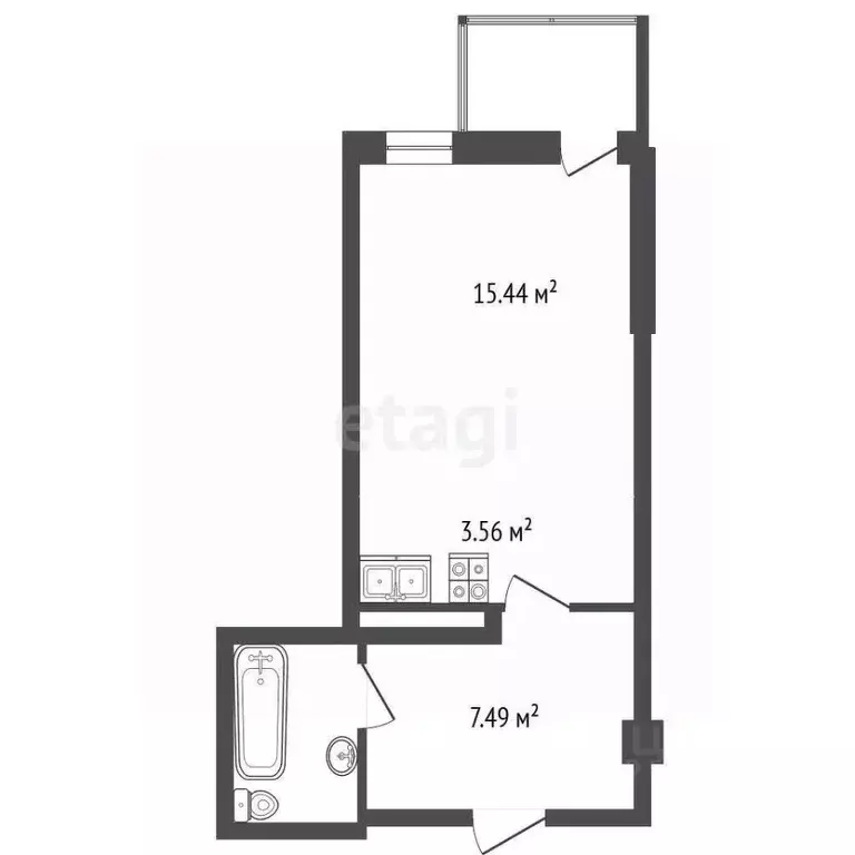 Студия Ростовская область, Ростов-на-Дону Ворошиловский просп., 82/4 ... - Фото 1