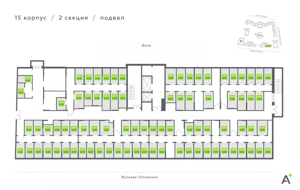 Помещение свободного назначения в Санкт-Петербург Аквилон Залив жилой ... - Фото 2
