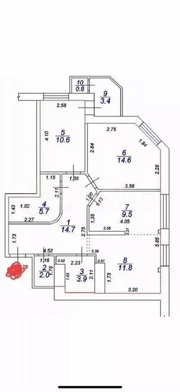 3-комнатная квартира: Тверь, улица Марии Смирновой, 3 (72.8 м) - Фото 0